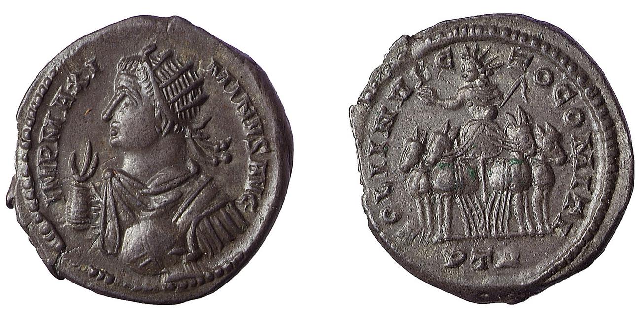 RIC VI Treveri 826, аверс, bm