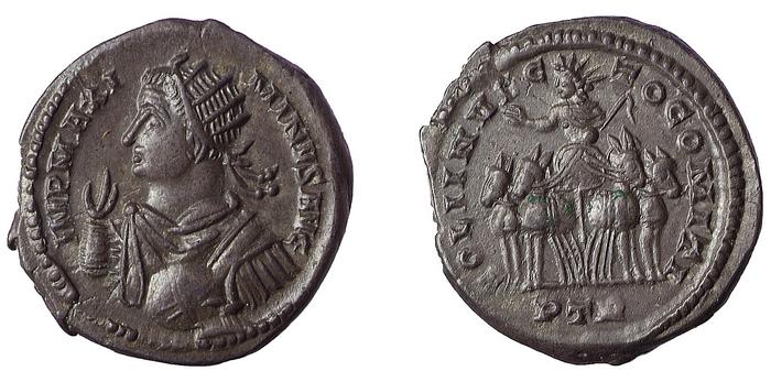 RIC VI Treveri 826, реверс, bm
