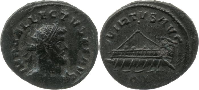 RIC V Allectus 55, реверс, bm