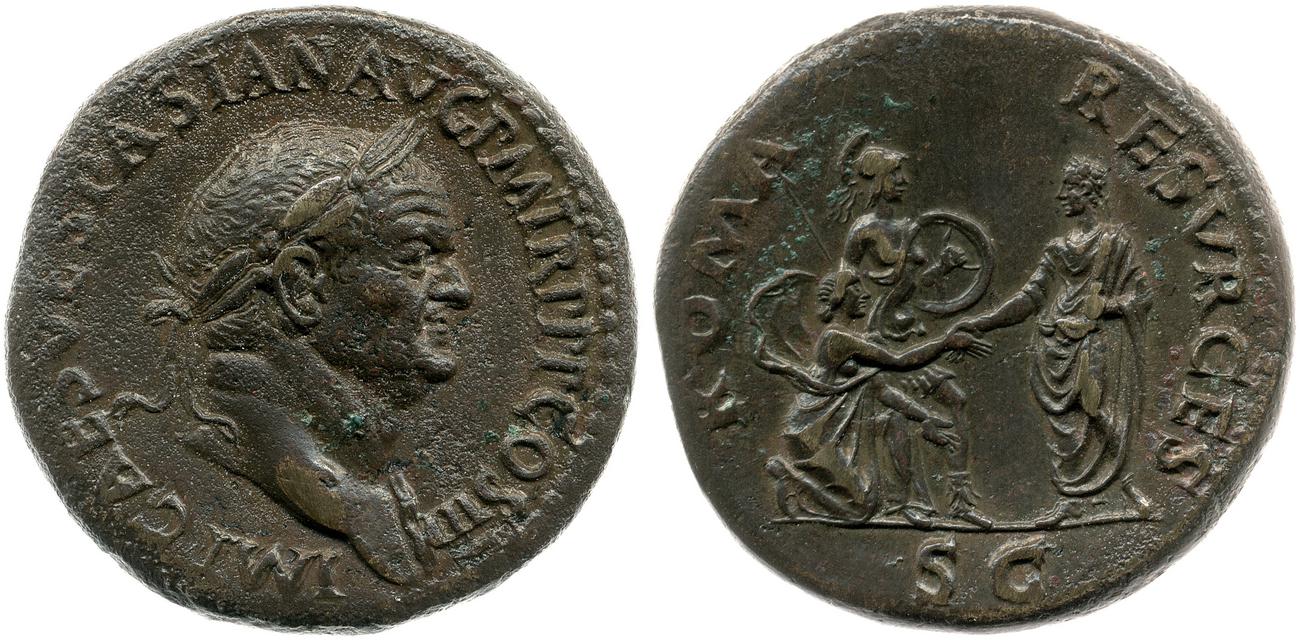 аверс RIC II, Part 1 (second edition) Vespasian 195