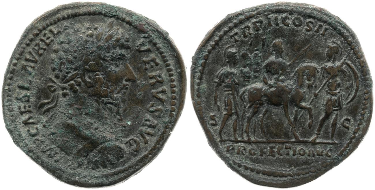 аверс RIC III Marcus Aurelius 1322