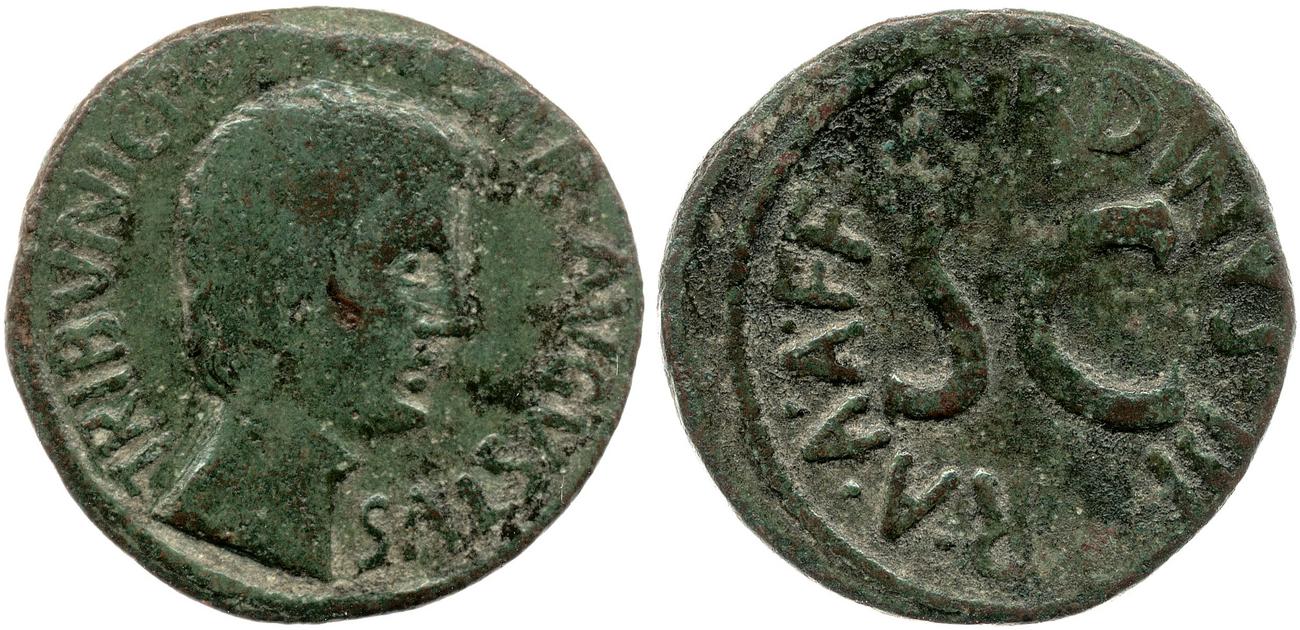 аверс RIC I (second edition) Augustus 386