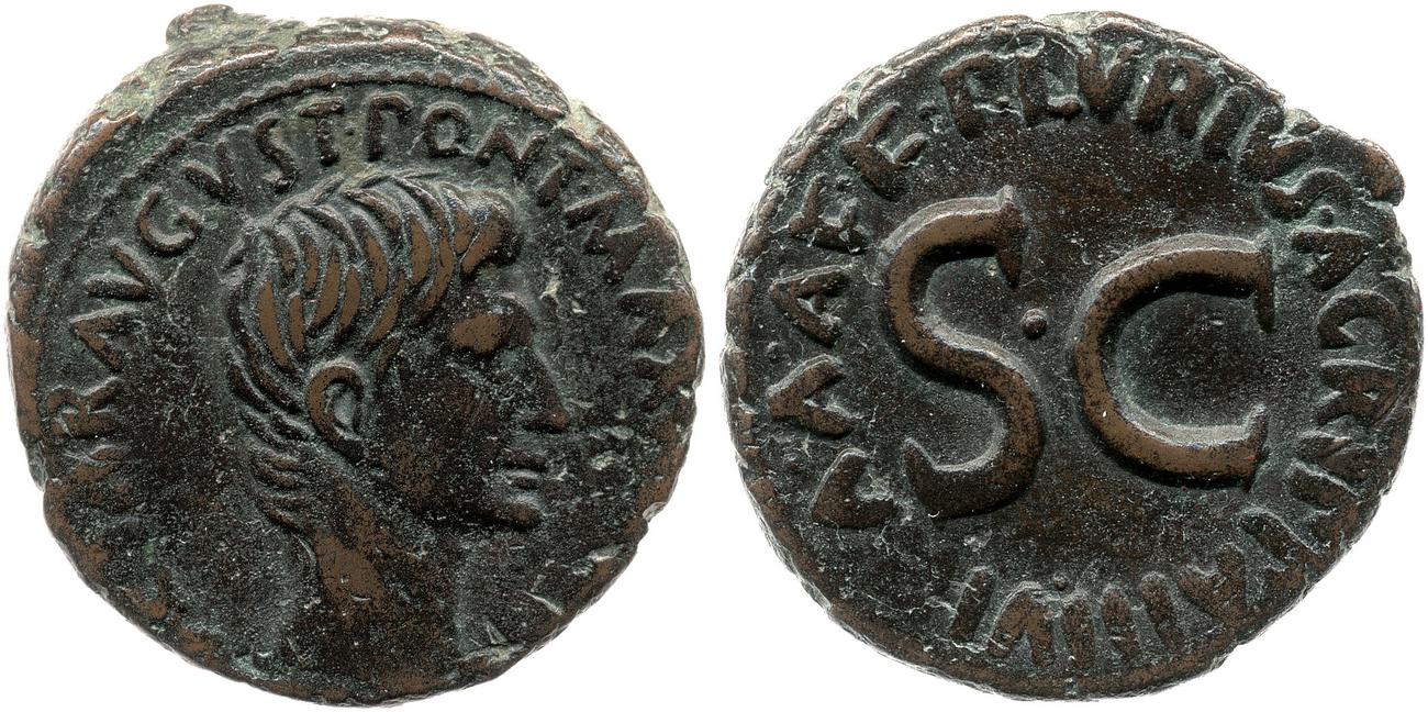 RIC I (second edition) Augustus 427, аверс, bm