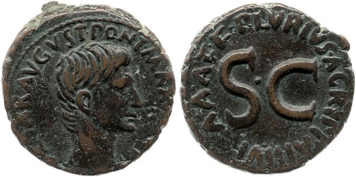 RIC I (second edition) Augustus 427, реверс, bm