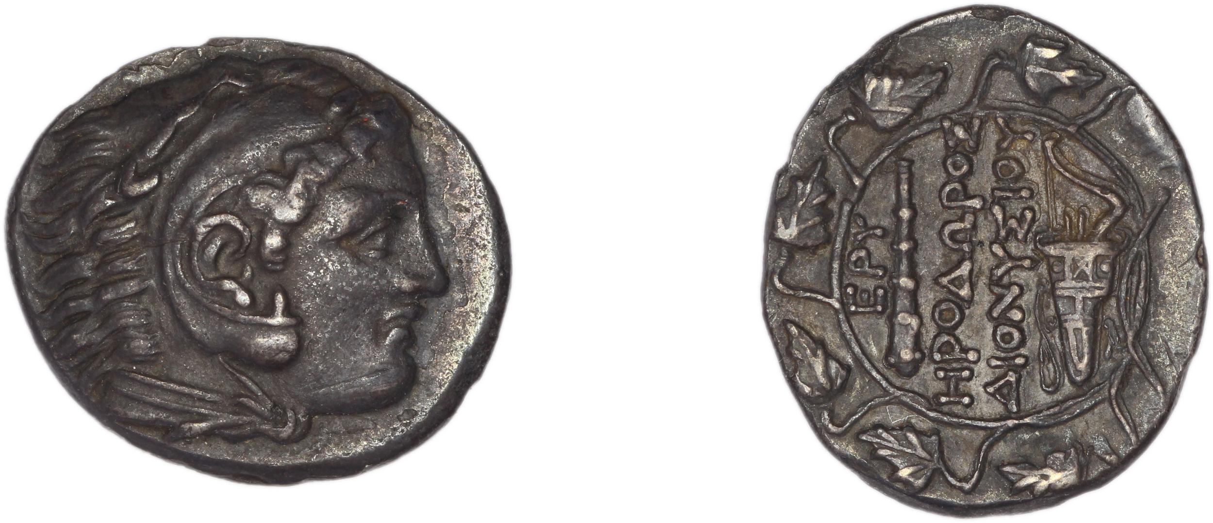 Erythrae Kinns 1980 Period III, AR III, аверс, bm