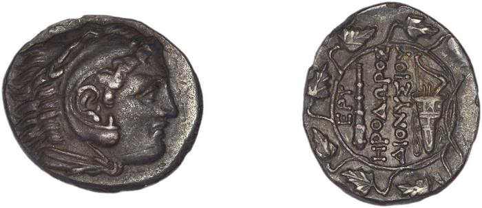 Erythrae Kinns 1980 Period III, AR III, реверс, bm