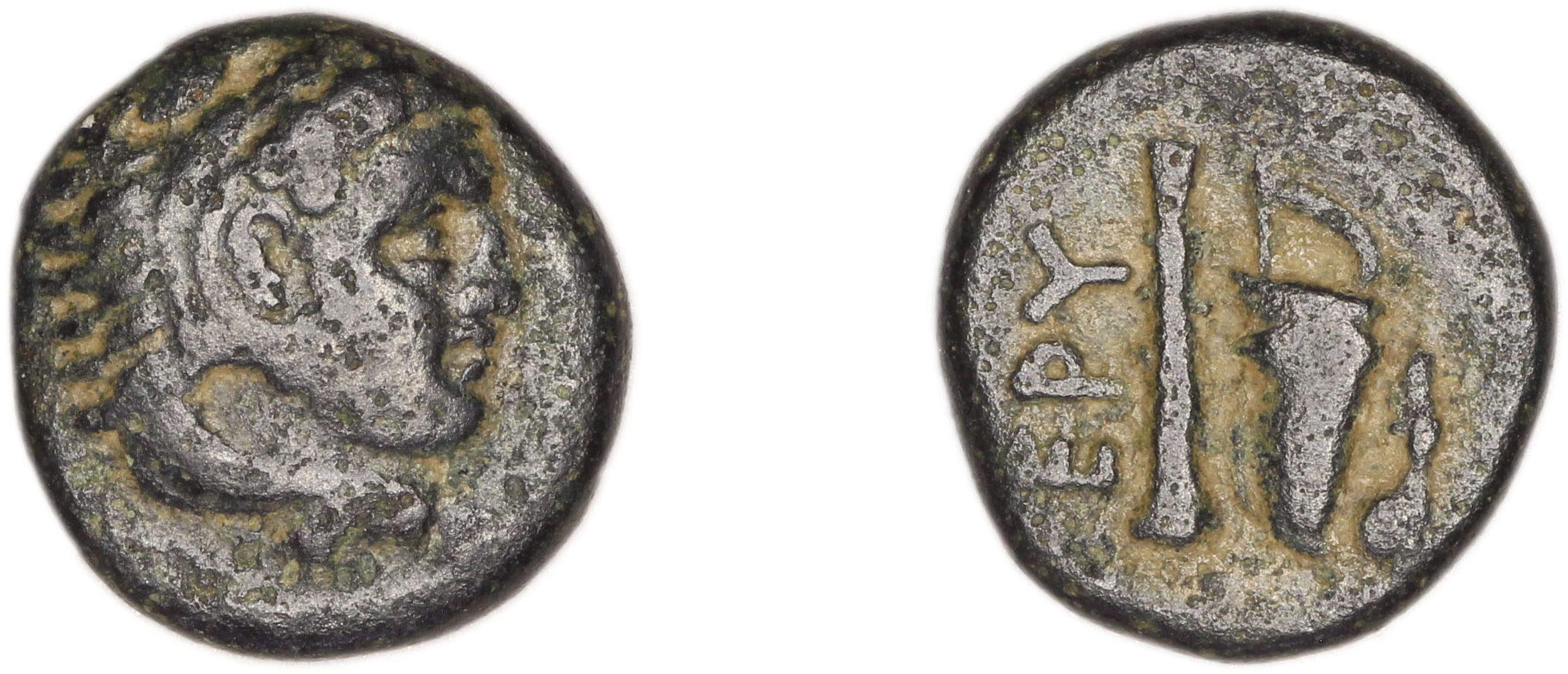 Erythrae Kinns 1980 Period II.1, AE 5, аверс, bm