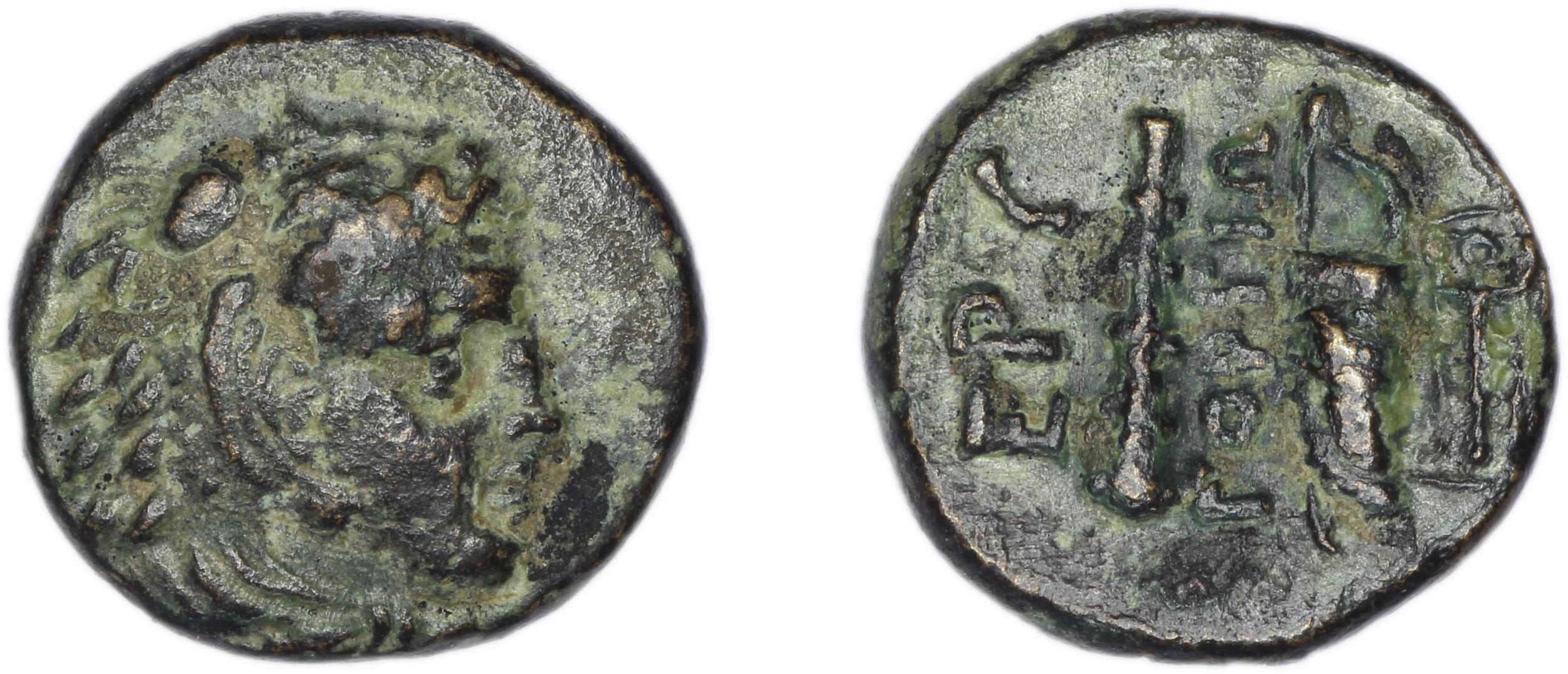 Erythrae Kinns 1980 Period II.2, AE 5, аверс, bm