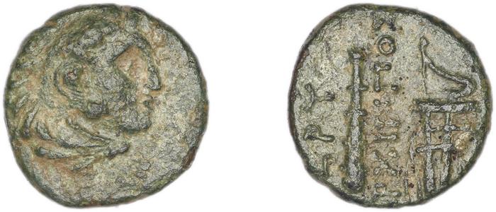 Erythrae Kinns 1980 Period III.1, AE 5, реверс, bm