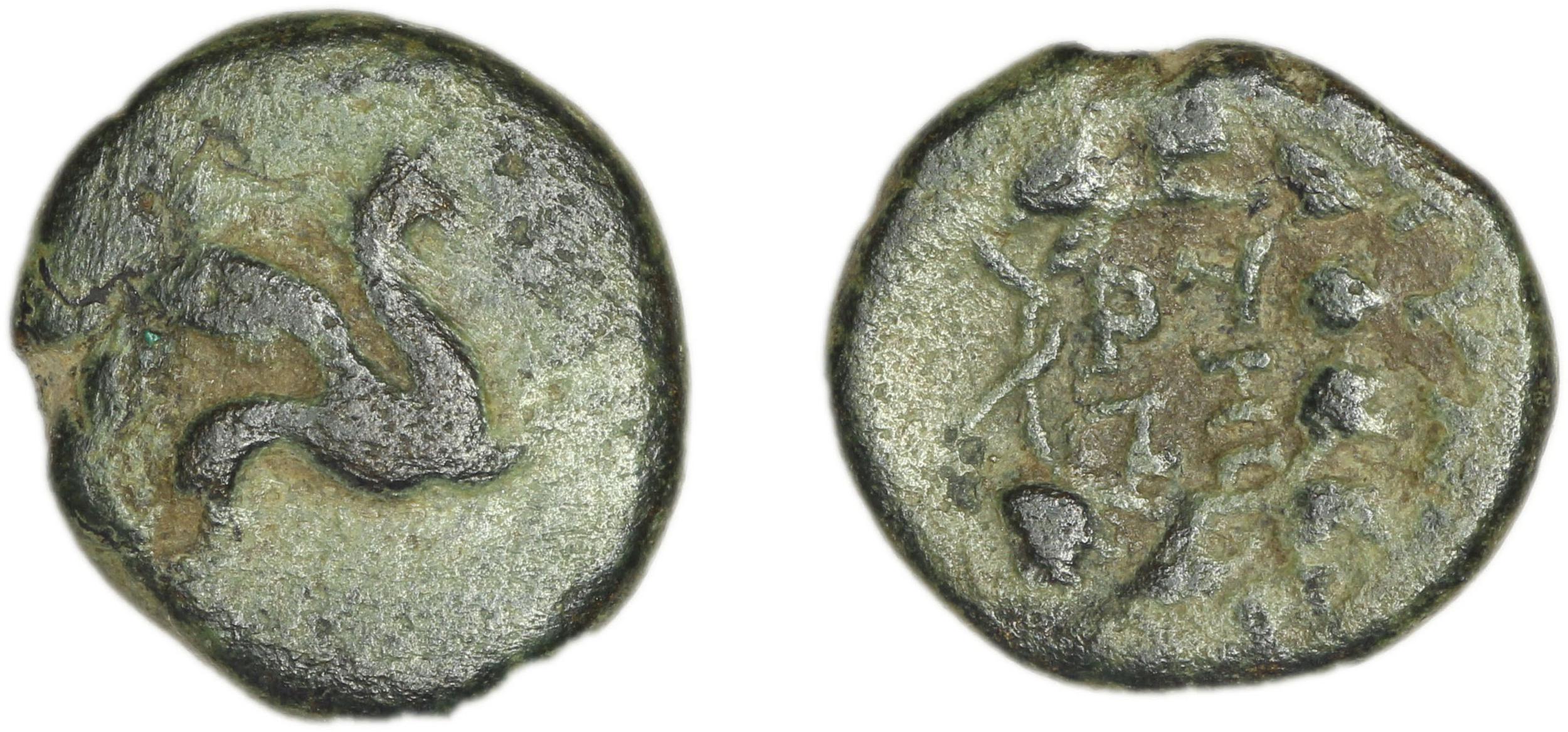 Teos Kinns 1980 Period I.2, AE 9, аверс, bm