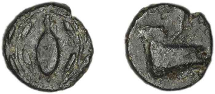 реверс Samos Barron 1966 Pl. xvii, AE
