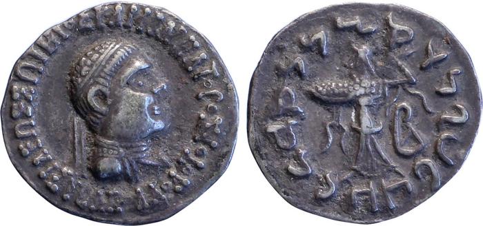 Bactrian and Indo-Greek Coinage Apollodotus II 3.2, bm