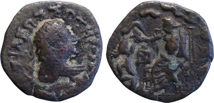 Bactrian and Indo-Greek Coinage Hermaeus 21.2, bm