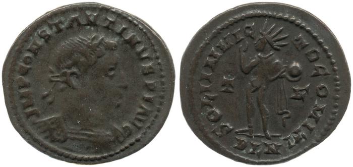 RIC VI Londinium 121a, реверс, bm