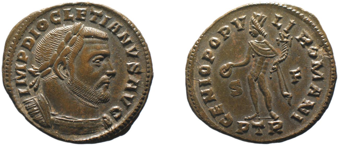 RIC VI Treveri 582a, аверс, bm