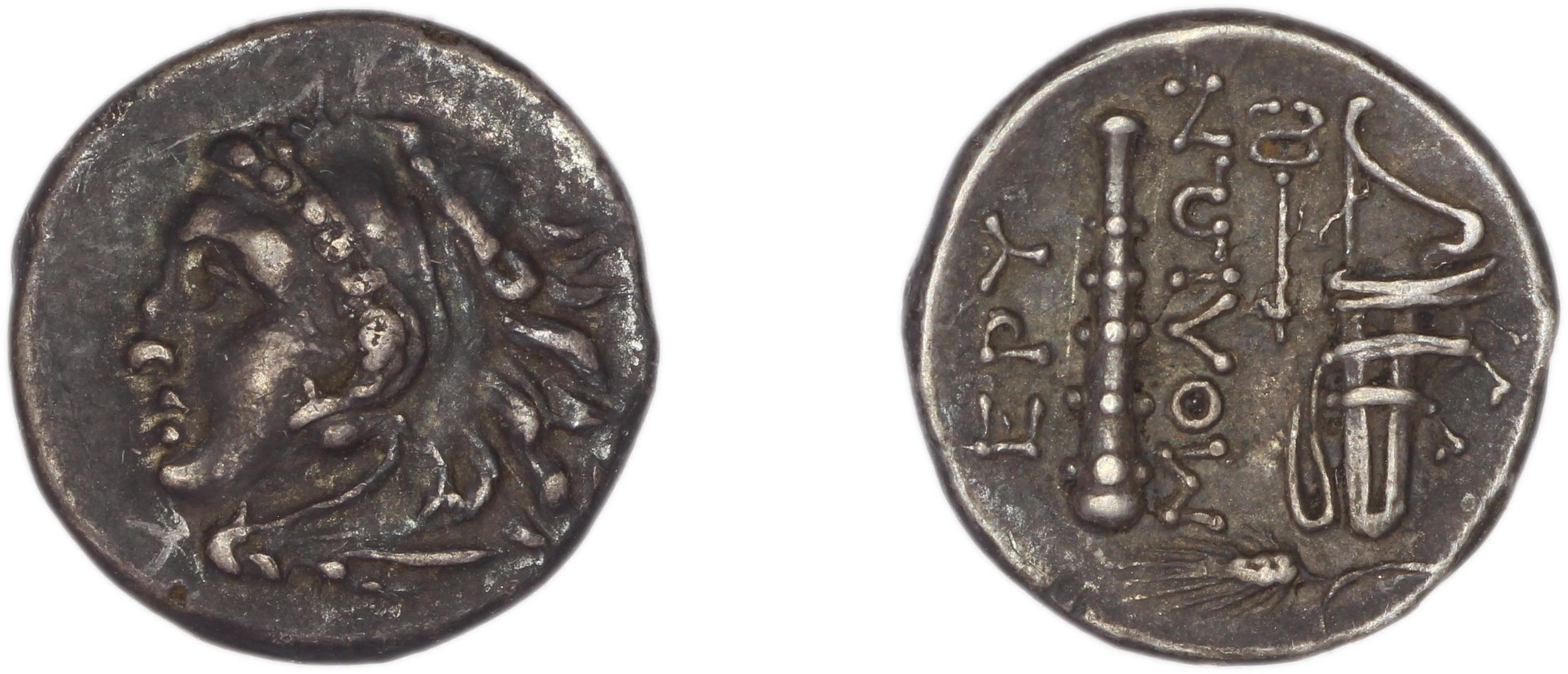 Erythrae Kinns 1980 Period III, AR VI, аверс, bm
