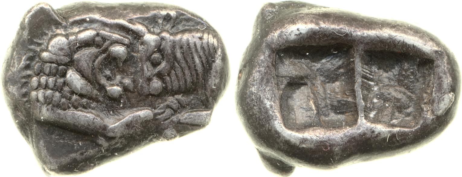 Sardis Carradice 1987 Croeseid A heavy, аверс, bm