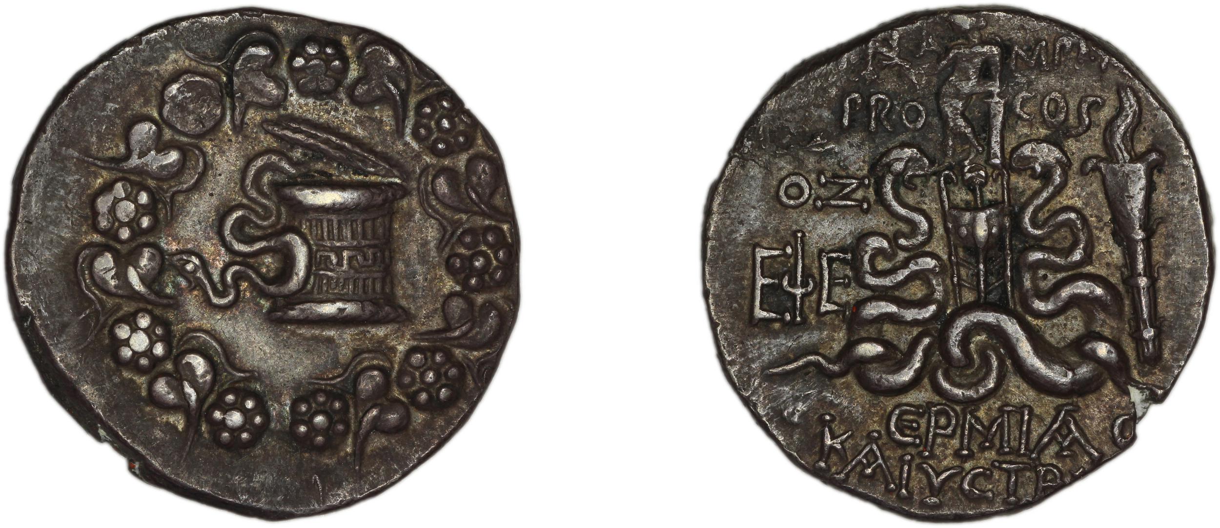 T. Ampius, governor of Asia obv