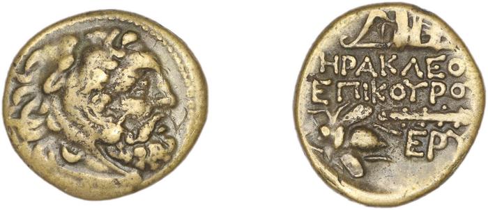 Erythrae Kinns 1980 Period IV, AE 10, реверс, bm