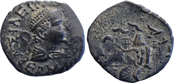 Bactrian and Indo-Greek Coinage Hermaeus 20.2, bm