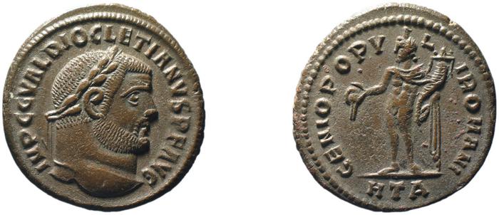 RIC VI Heraclea 17a, реверс, bm
