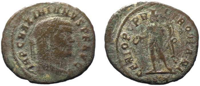 реверс RIC VI Ticinum 29b
