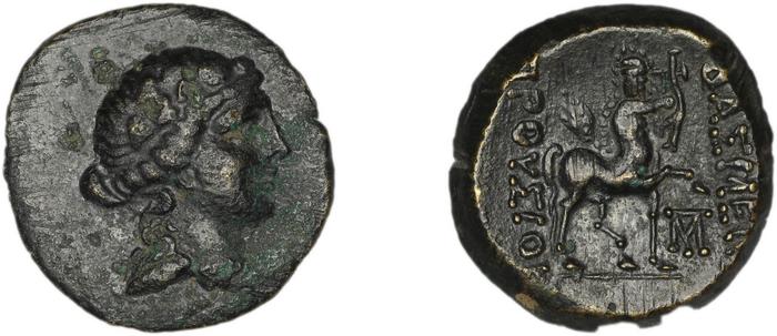 Prusias I of Bithynia Bithynia Waddington 1908 26, реверс, bm