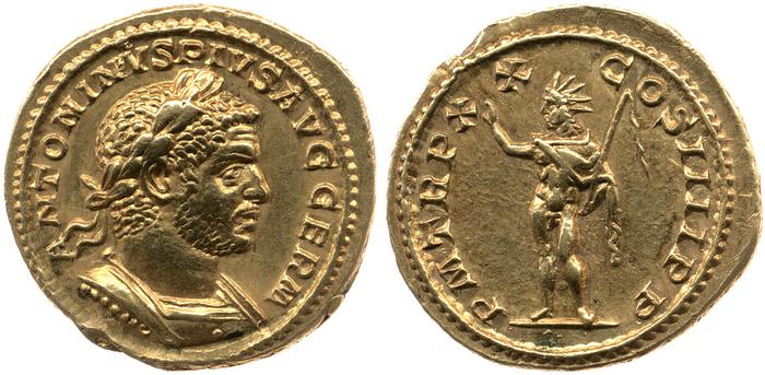 реверс RIC IV Caracalla 293C