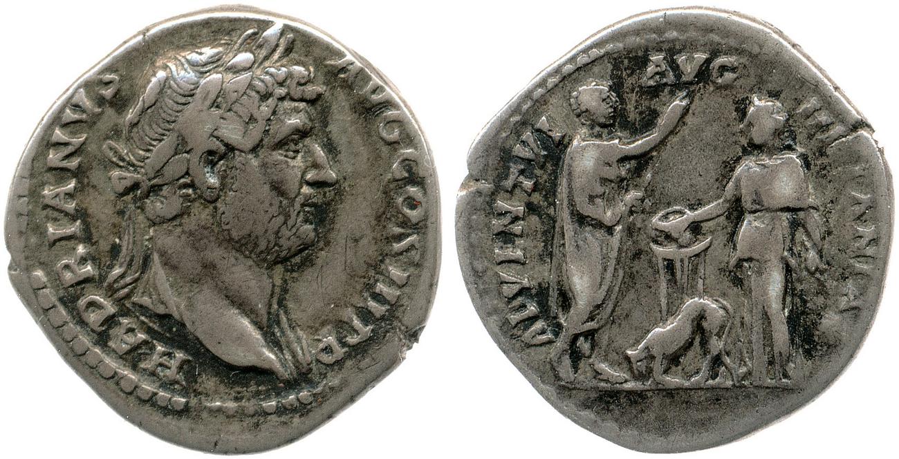аверс RIC II, Part 3 (second edition) Hadrian 1557