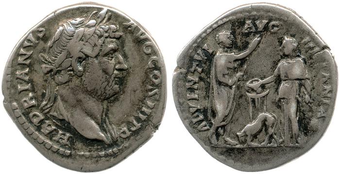 реверс RIC II, Part 3 (second edition) Hadrian 1557