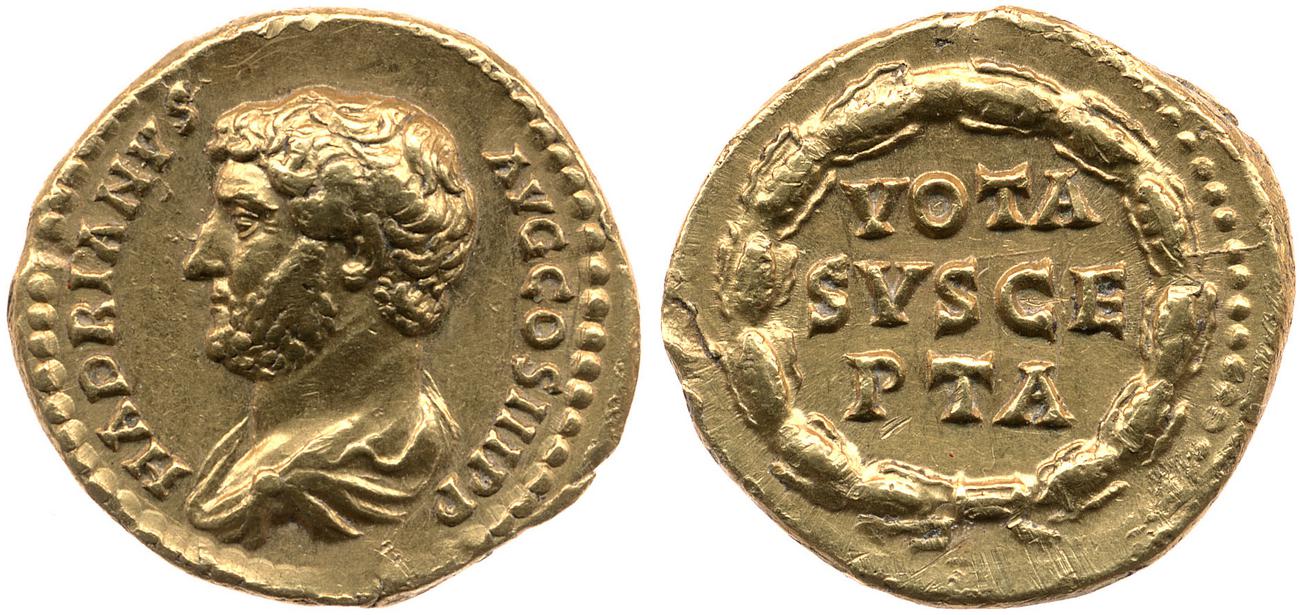 аверс RIC II, Part 3 (second edition) Hadrian 2333