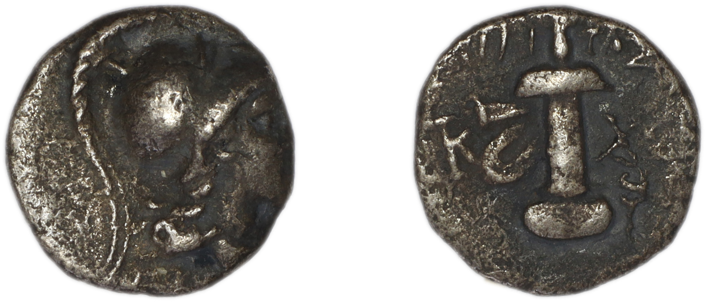 Caunus Ashton 1999 p. 142-5, 1-93, аверс, bm
