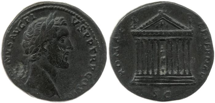 реверс RIC III Antoninus Pius 623