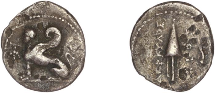 Chios Lagos 1998 Reduced Attic standard F, реверс, bm