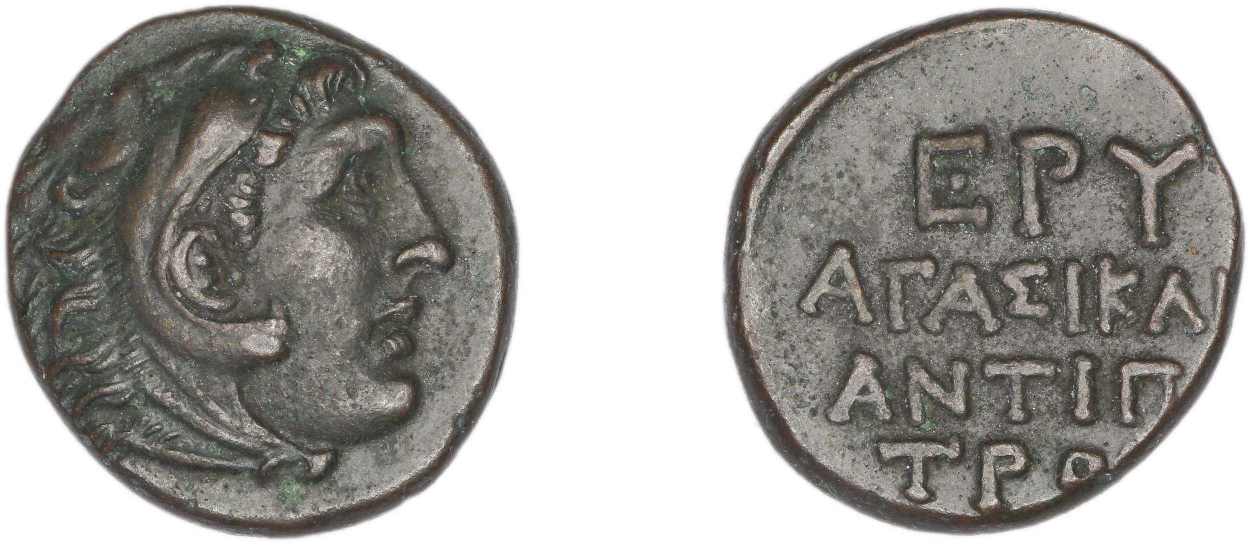 Erythrae Kinns 1980 Period IV, AE 15, аверс, bm