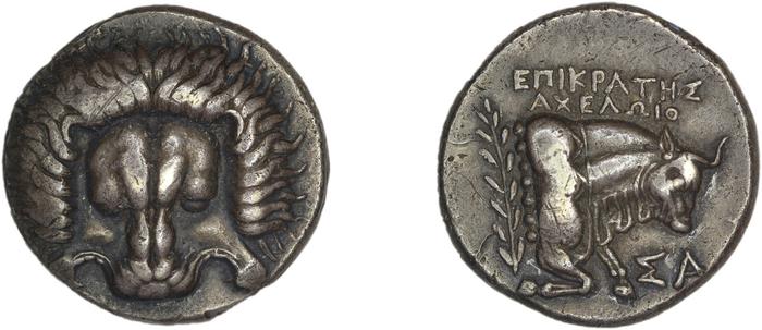 Samos Barron 1966 Class X tetradrachms, реверс, bm