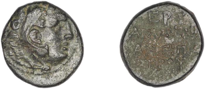 Erythrae Kinns 1980 Period IV, AE 15, реверс, bm