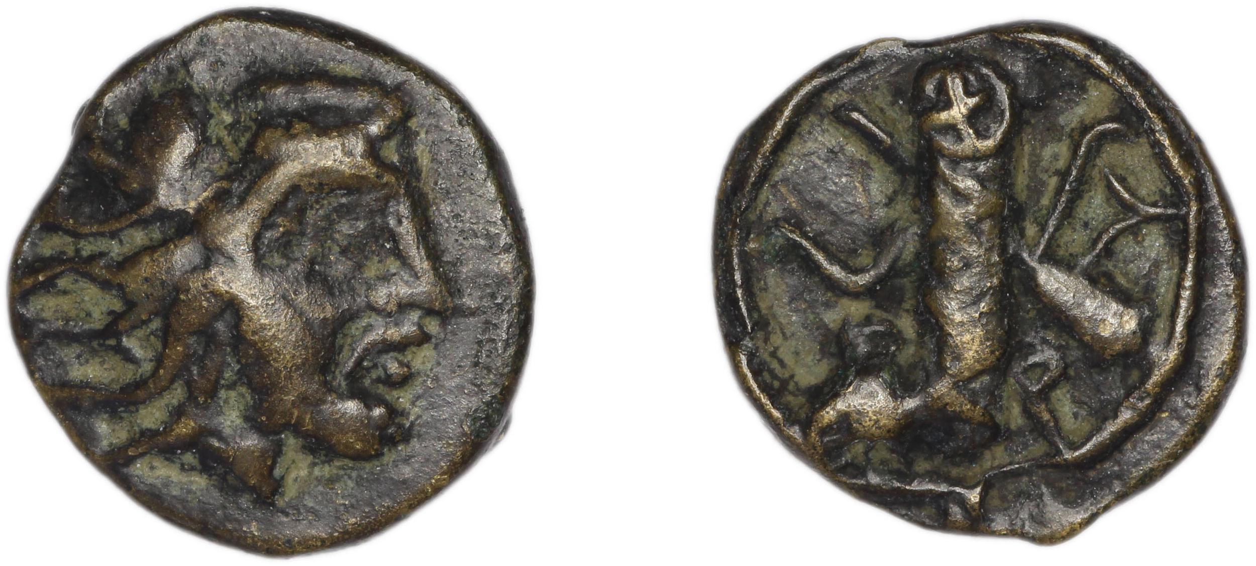 Erythrae Kinns 1980 Period I, AE 3, аверс, bm