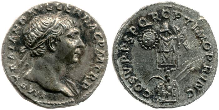 RIC II Trajan 147B, реверс, bm
