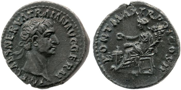 RIC II Trajan 12, реверс, bm