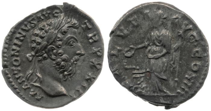 реверс RIC III Marcus Aurelius 207