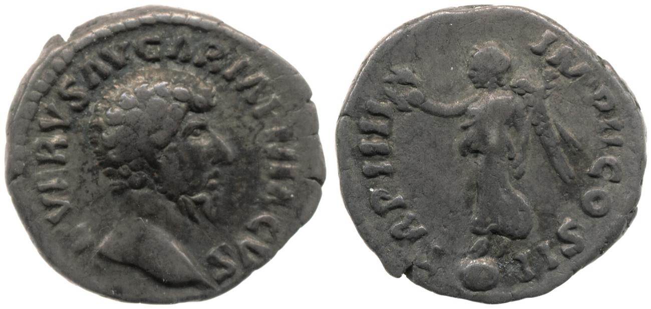 RIC III Marcus Aurelius 520, аверс, bm