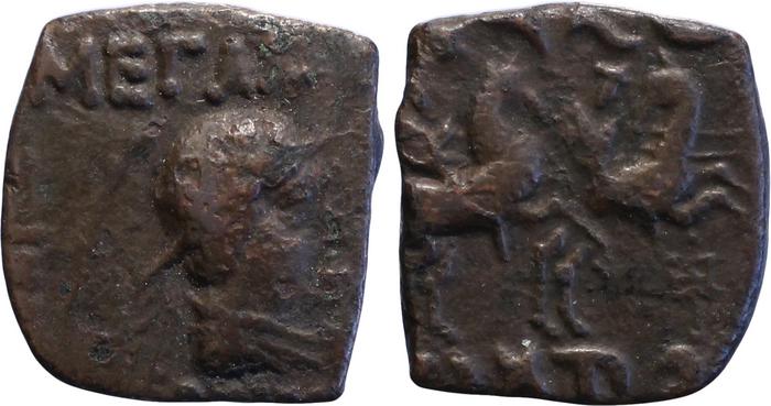 Bactrian and Indo-Greek Coinage Eucratides I 23.4, bm