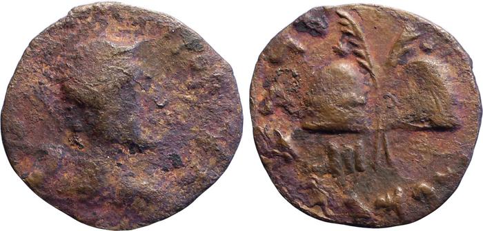 Bactrian and Indo-Greek Coinage Antialcidas 22.1, bm