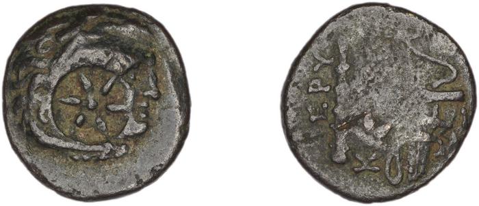 Erythrae Kinns 1980 Period III.1, AE 7, реверс, bm