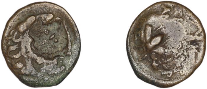 Erythrae Kinns 1980 Period III.2, AE 10, реверс, bm