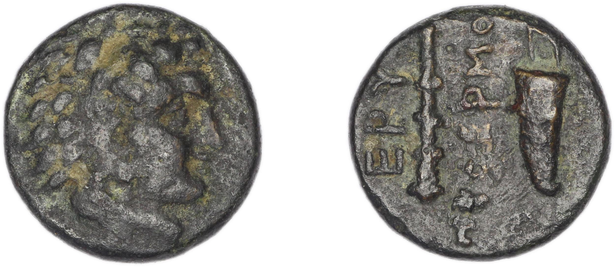 Erythrae Kinns 1980 Period II.2, AE 5, аверс, bm