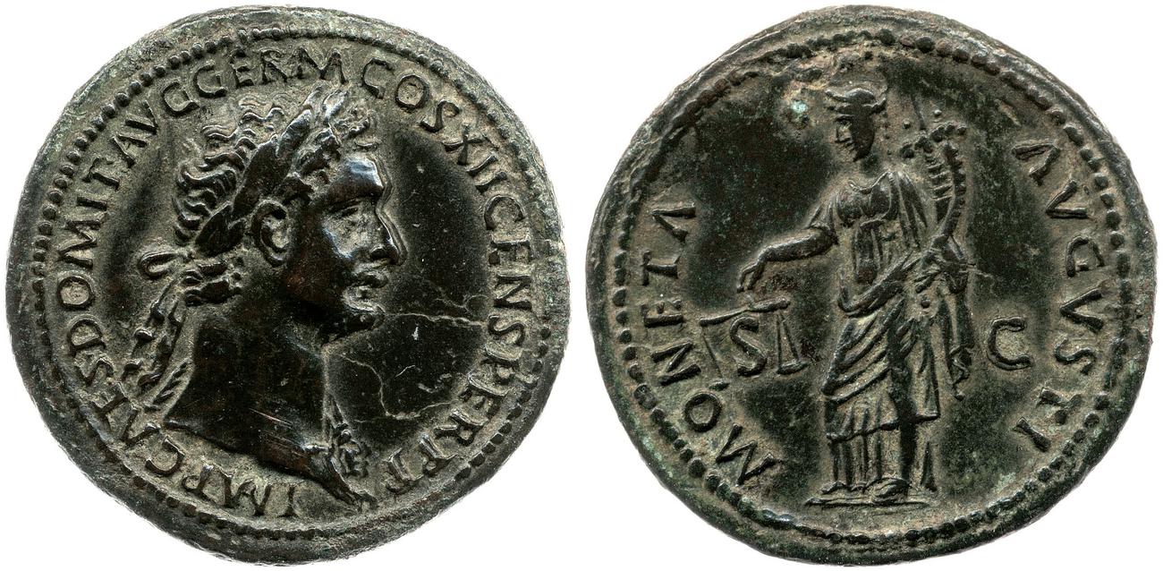 аверс RIC II, Part 1 (second edition) Domitian 493