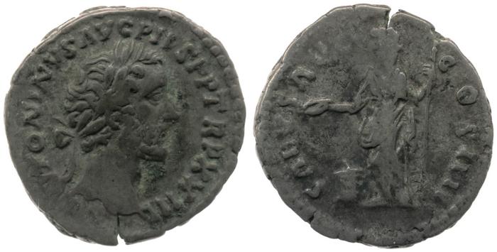 RIC III Antoninus Pius 304, реверс, bm