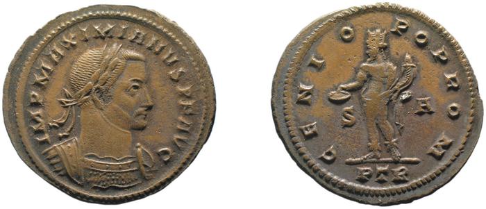 RIC VI Treveri 714, реверс, bm